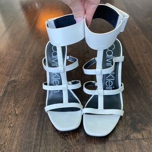 Calvin Klein strappy heels